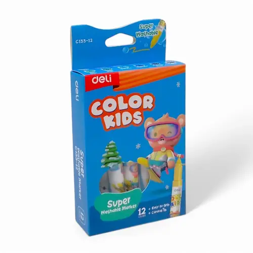 Фломастери "Color Kids", 12 кольорів