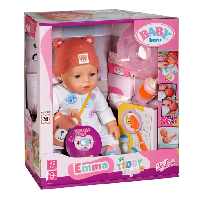 Кукла-пупс Baby Born – Эмма-Тедди