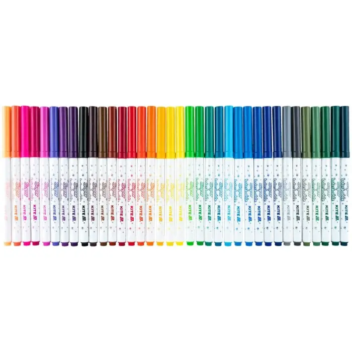 Фломастери, набір 36шт, Kite Creative Superwashable