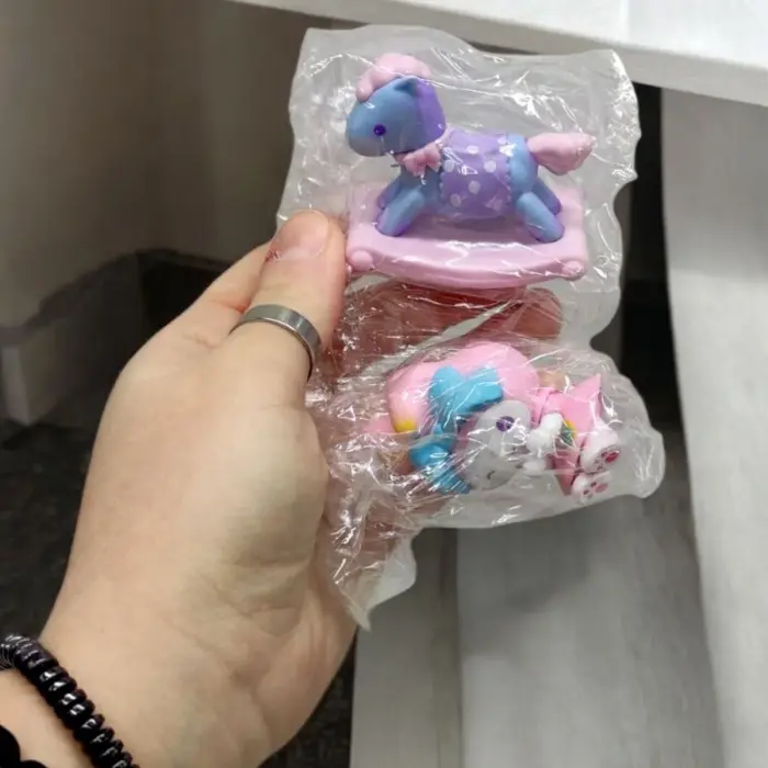 Фігурка-сюрприз аніме "Sanrio", з коником, 6 штук