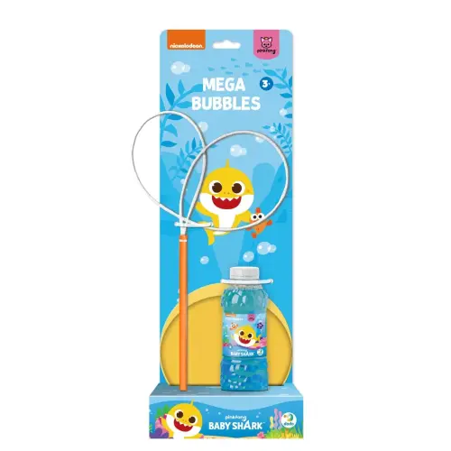 Мильні бульбашки "Mega Bubbles Baby Shark". Об’єм 450 мл