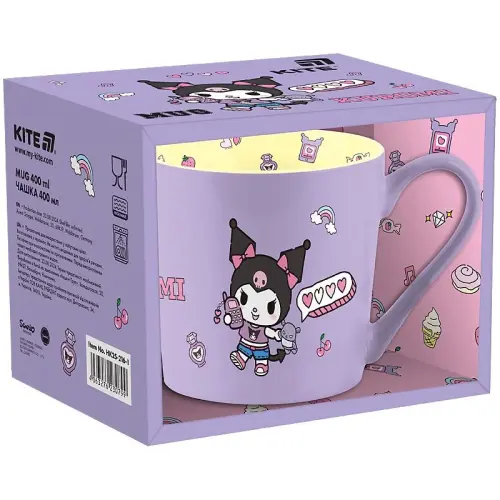 Чашка 400 мл, аніме Куроми (Kuromi)