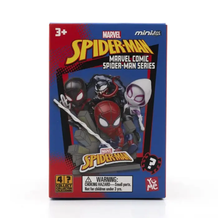 Игрушка сюрприз с коллекционной фигуркой Человек-паук / Spiderman (серия Attack)