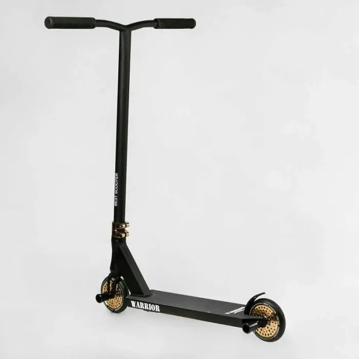 Самокат трюковий "Best Scooter" Warrior, HIC-система, ПЕГИ, алюмінієвий диск та дека, колеса PU, d=120 мм, ширина керма 58 см