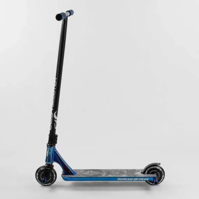 Самокат трюковый "Best Scooter SIMBIOTE" (HIC-система, ПЕГИ, алюминиевый диск и дека, колёса 120мм PU, ширина руля - 57 см)