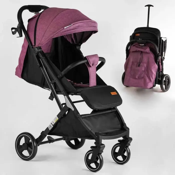Візок прогулянковий дитячий "JOY Comfort" (рама сталь з алюмінієм, футкавер, підсклянник, телескопічна ручка)