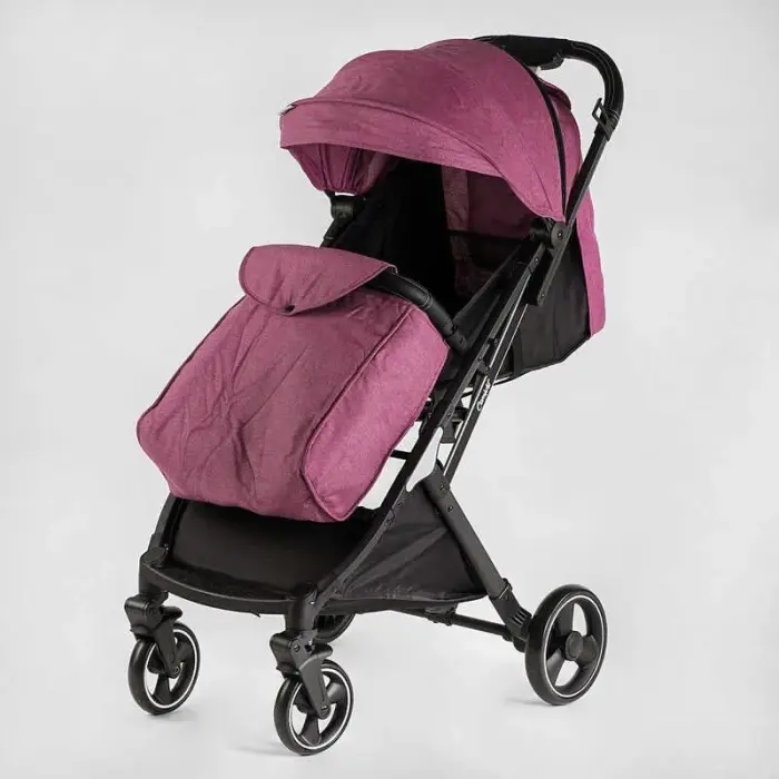 Візок прогулянковий дитячий "JOY Comfort" (рама сталь з алюмінієм, футкавер, підсклянник, телескопічна ручка)