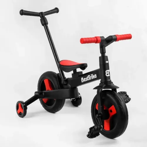 Велосипед-трансформер "Best Trike" (колеса PU 10'', батьківська ручка, знімні педалі)