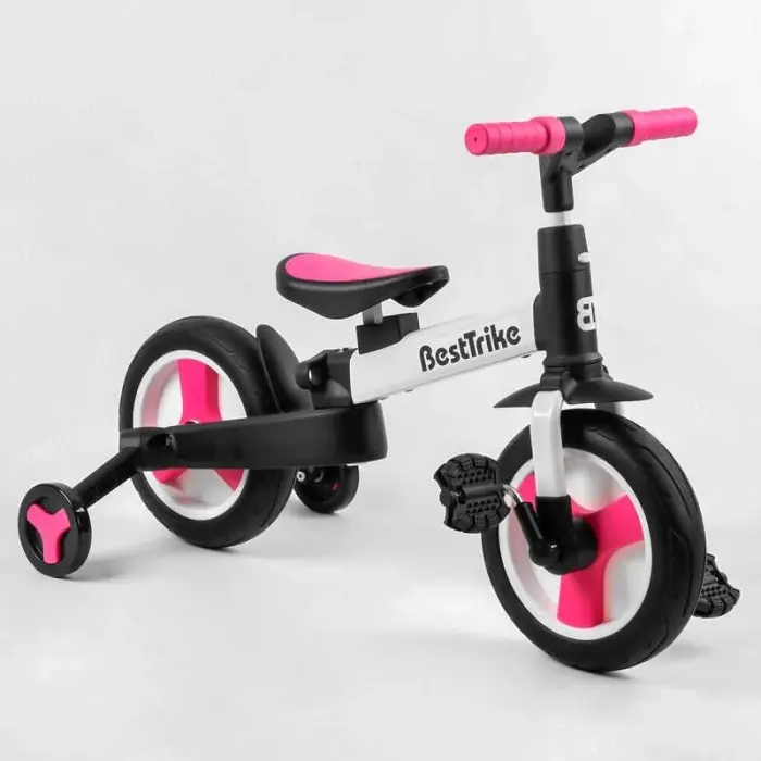 Велосипед-трансформер "Best Trike" (колеса PU 10'', батьківська ручка, знімні педалі)