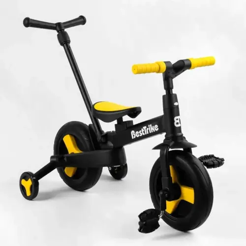 Велосипед-трансформер "Best Trike" (колеса PU 10'', батьківська ручка, знімні педалі)
