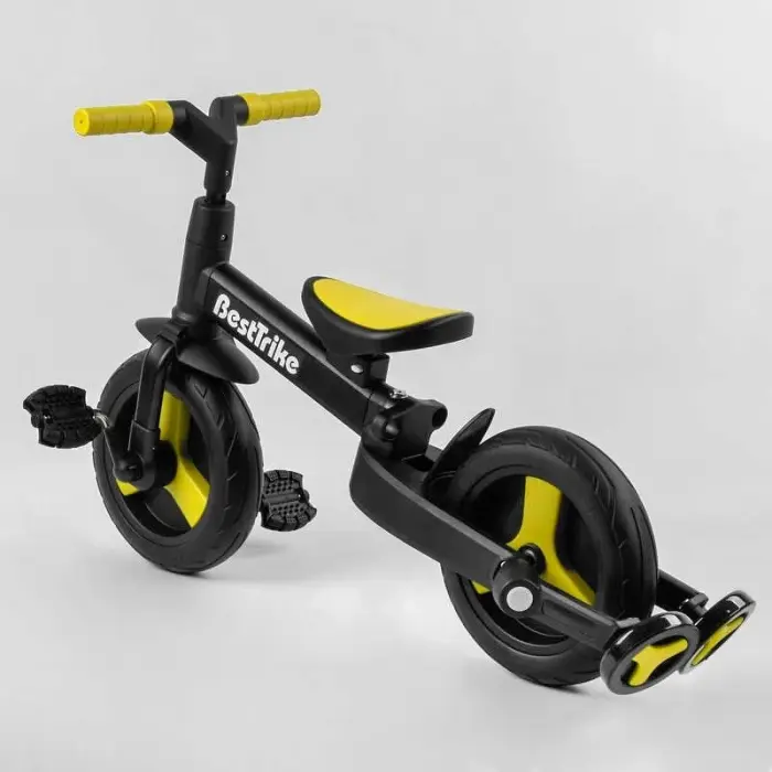Велосипед-трансформер "Best Trike" (колеса PU 10'', батьківська ручка, знімні педалі)