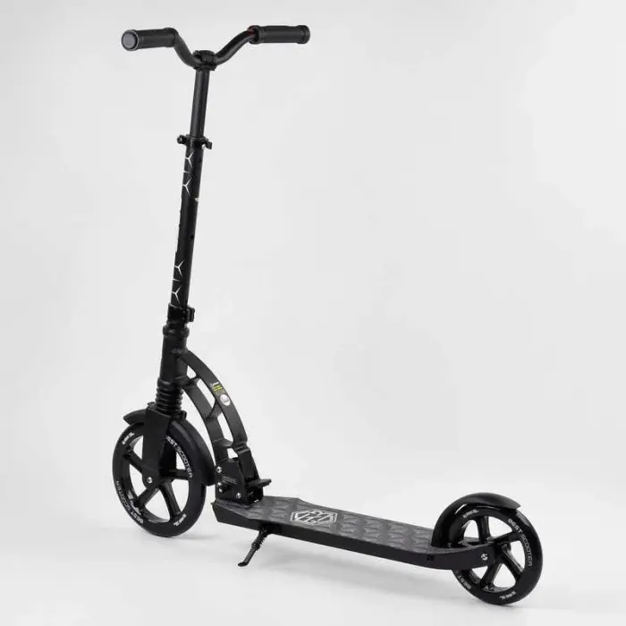 Самокат двоколісний "Best Scooter" (колеса PU, d переднього колеса - 23 см, d заднього колеса - 18 см, 1 амортизатор)
