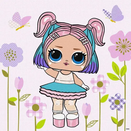 Картина за номерами "L. O. L. Surprise! Spring Bling CandyQT " 40х40 см
