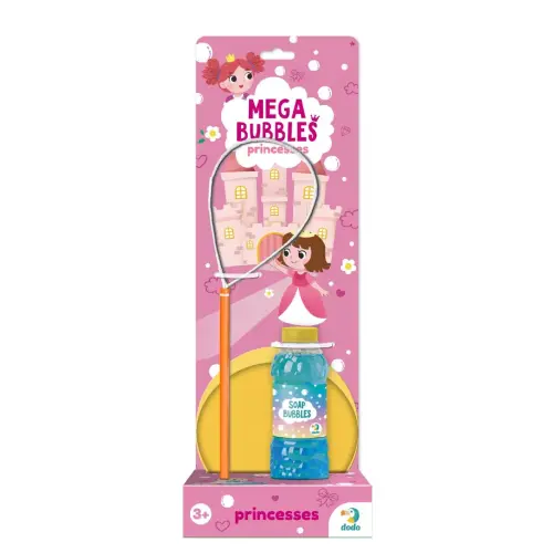 Мильні бульбашки "Mega Bubbles Принцес". Об’єм 450 мл