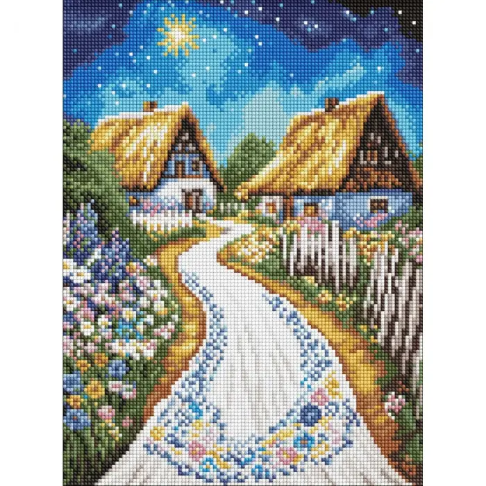 Алмазна мозаїка "Хатина", 30х40 см.