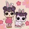 Картина по номерах "L.O.L. Surprise! Chinese New Year Doll & Pet" 40х40 см