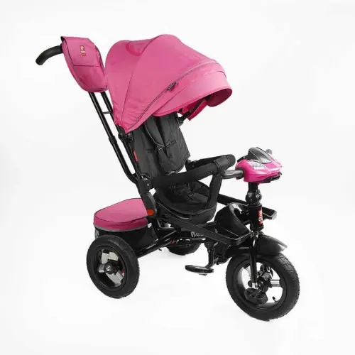 Велосипед 6088 F Best Trike (1) ПОВОРОТНЕ СИДІННЯ, СКЛАДНЕ КЕРМО, ФАРА МУЗИЧНА З USB,Bluetooth НАДУВНІ КОЛЕСА, ПУЛЬТ ВКЛЮЧЕННЯ СВІТЛА І ЗВУКУ