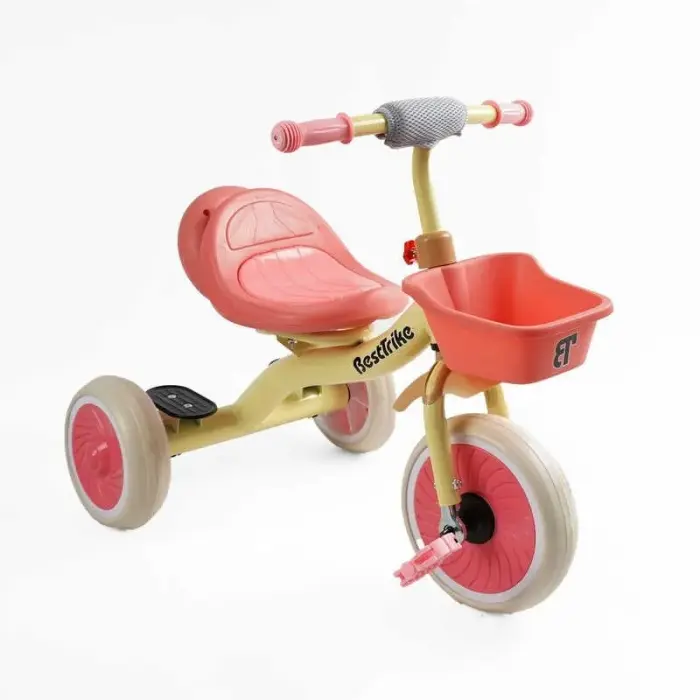 Велосипед 3-х колесный BS-41363 Best Trike (1) колеса EVA переднее 10ʼʼ, заднее 8ʼʼ, стальная рама, УКР.
