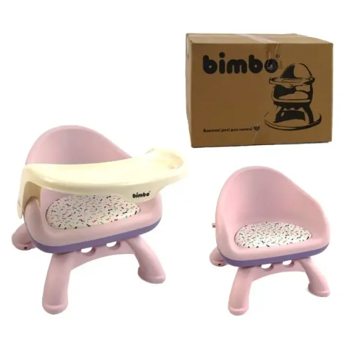 Стілець "Bimbo", розмір зі столиком: 45х37х38 см, м’яка сидушка, в коробці