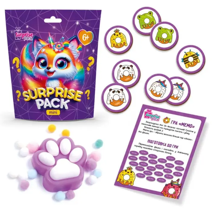 Набір для творчості Vladi Toys із сюрпризами "Surprise Pack Mini 3"