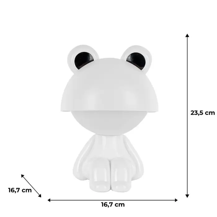 Светильник-ночник LED с аккумулятором Cute Froggy, белый