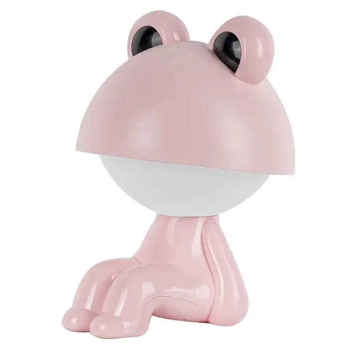Світильник-нічник LED з акумулятором Cute Froggy, рожевий