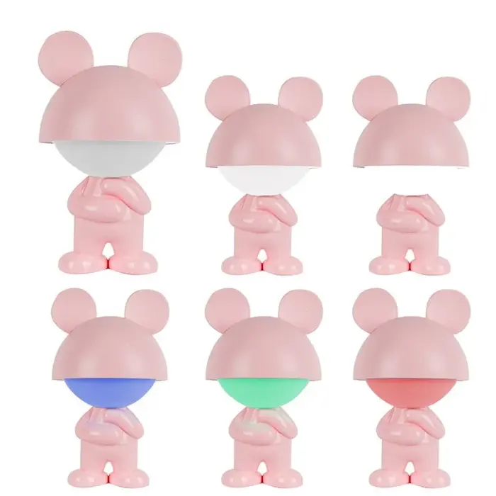 Світильник-нічник LED з акумулятором Dreamy Mouse, рожевий