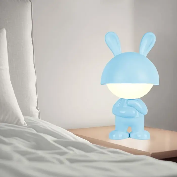 Світильник-нічник LED з акумулятором Dreamy Bunny, блакитний