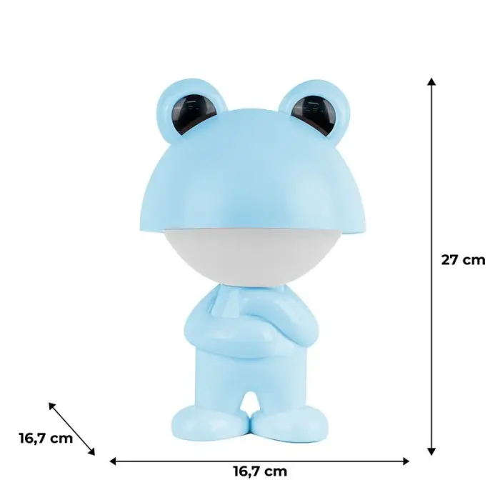 Світильник-нічник LED з акумулят. Dreamy Froggy, блакитний