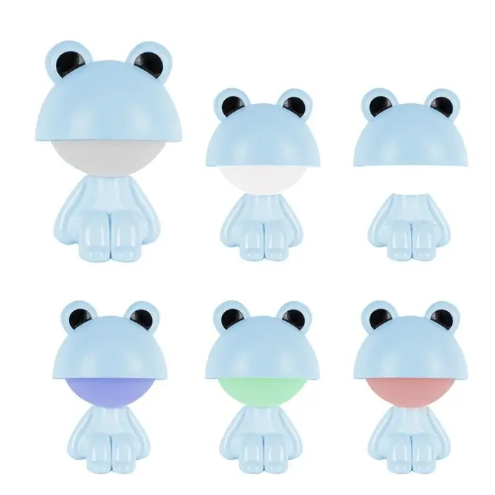 Светильник-ночник LED с аккумулятором Cute Froggy, голубой