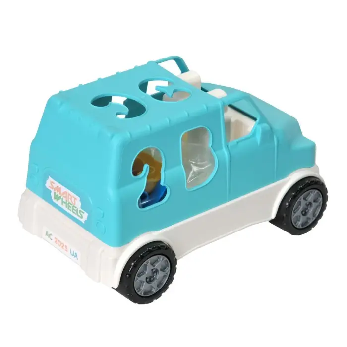 Авто "Smart Wheels" сортер 6 ел. (бірюзовий)