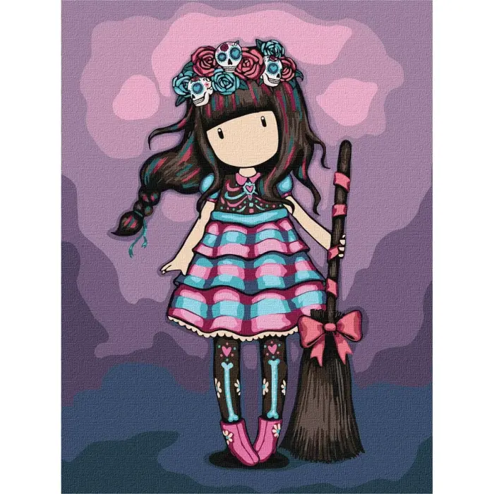 Картина за номерами "Frida Santoro Gorjuss Collection" 30х40 см