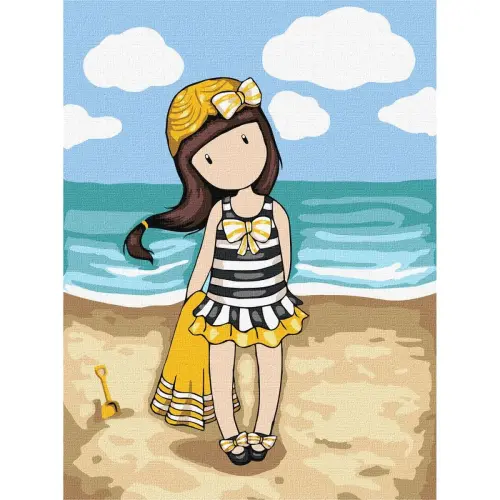 Картина за номерами "Beach Belle Santoro Gorjuss Collection" 30х40 см