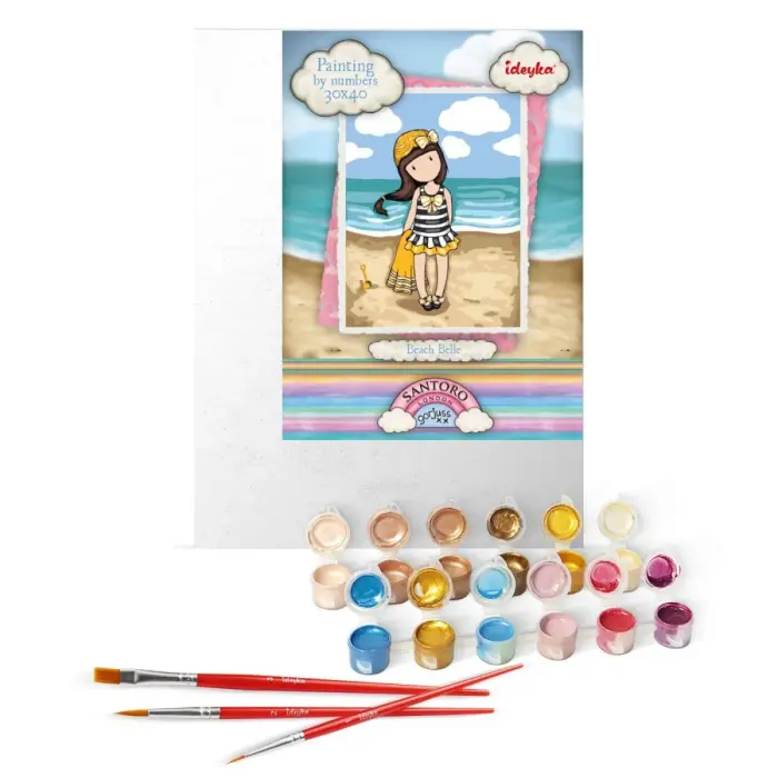 Картина за номерами "Beach Belle Santoro Gorjuss Collection" 30х40 см