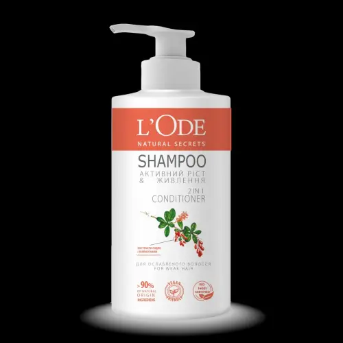 L'Ode Natural Secrets шампунь 900гд/ослабленого волосся