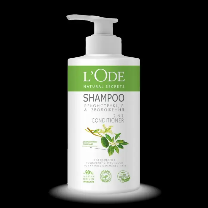 L'Ode Natural Secrets шампунь 900гд/ломких и поврежденных волос