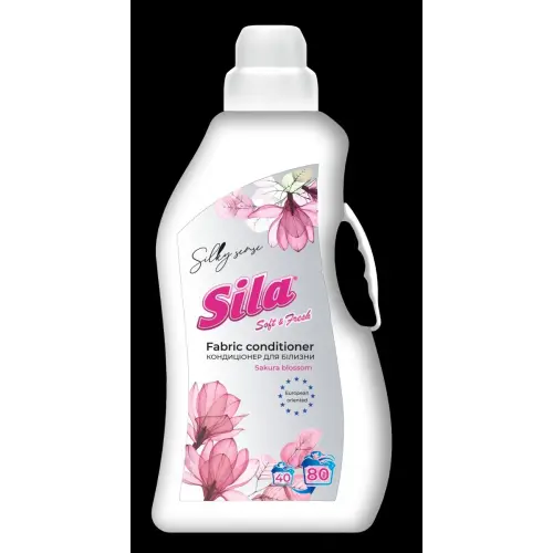 Кондиціонер-ополіскувач для тканин "Sila Silky sense" 2,4л бут