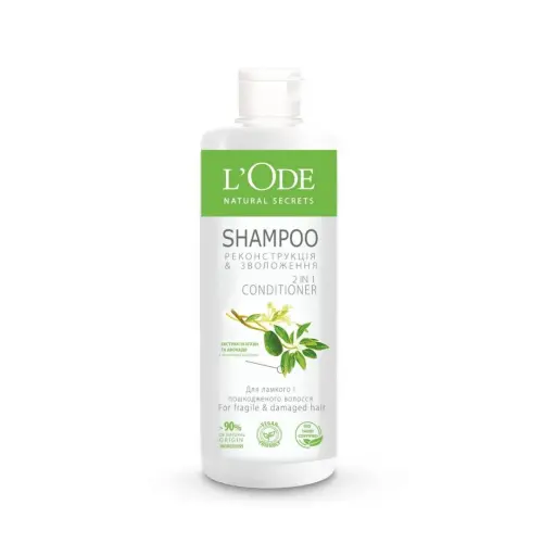 Шампунь "L'Ode Natural secrets" 400г д/ламкого та пошкодженого волосся