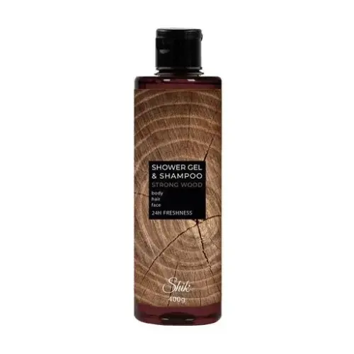 Гель-шампунь "Shik" 400г Men Strong Wood