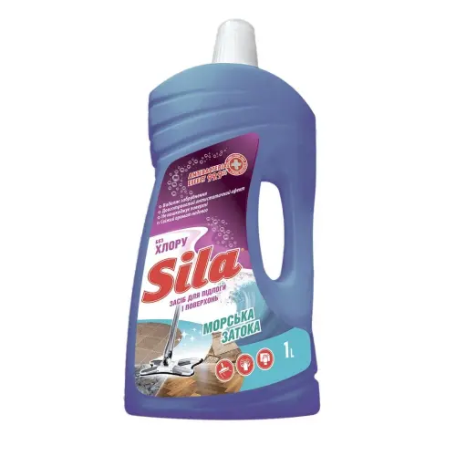 Засіб для підлоги та поверхонь "SILA" 1,0 л Морська затока
