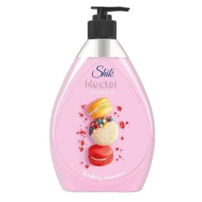 Гель для душа "Shik Nectar" 900г Полуничний макарон