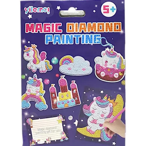 Уцінка. Алмазна мозаїка "Magic Diamond Painting: Єдиноріжка" - Помята упаковка,