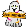 Декор з фетру 3мм "Привид Happy Hellowееn" ХН-100