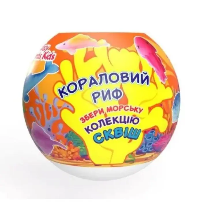 Аква Шайн Crazy Bombs Kids бомба д/ванн 120г Кораловий риф