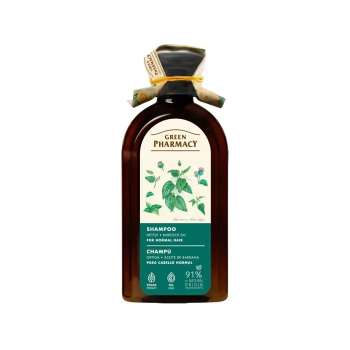 Green Pharmacy шампунь 350мл Кропива та репяхова олія д/нормального волосся