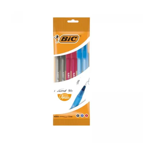 BIC Ручка Round Stic Ass 6 уп.