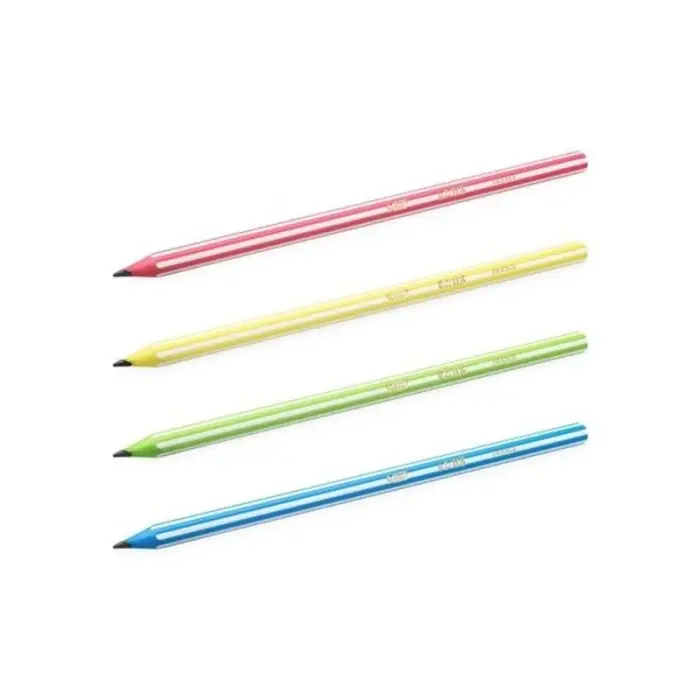 BIC Карандаш Эvolution 646 НВ в линейку без резин 1шт. микс цветов