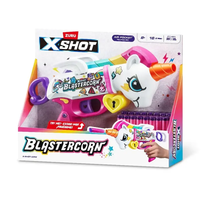 Швидкострільний бластер X-Shot Blastercorn (16 патронів)