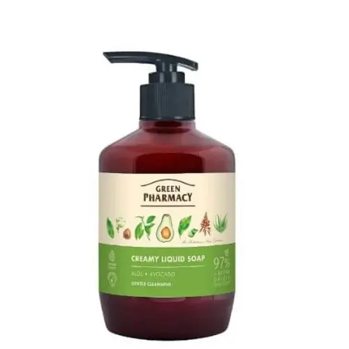 Green Pharmacy Жидкое мыло "Алоэ и авокадо", 460мл