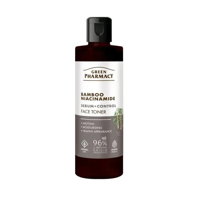 Green Pharmacy Тоник для лица Бамбук + Ниацинамид, 200мл